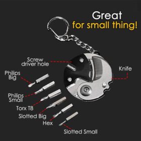 Versatile Utility Tool Keychain