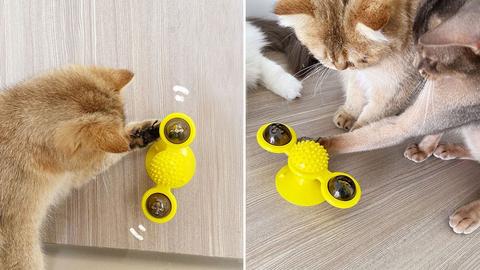Cat Rotating Windmill Toy