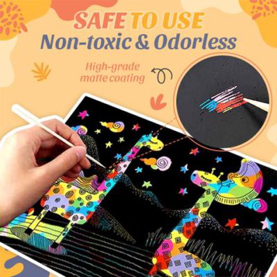 Secret Rainbow Scratch Paper Art Set