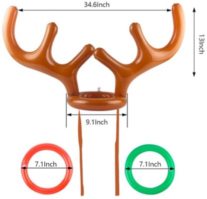 Christmas Reindeer Antler Ring Toss Game