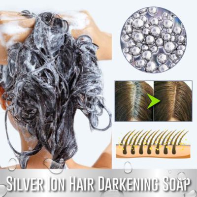 Silver Ion Darkening Shampoo Bar