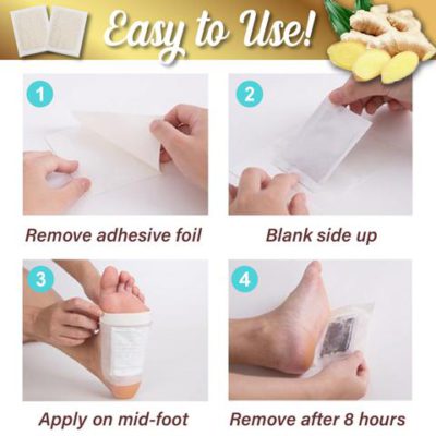 Anti-Inflammation Swelling Ginger Foot Patch