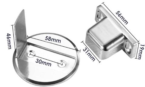 Zinc Alloy Invisible Magnetic Doorstop