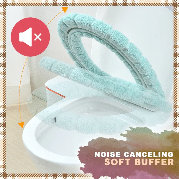 Velvet Toilet Seat Warm Cover - Image 5