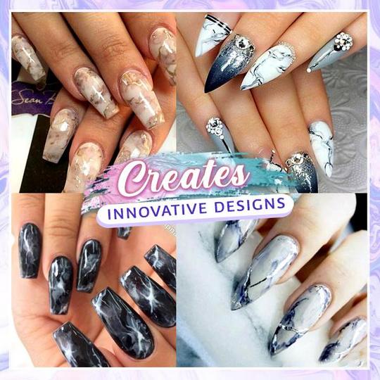 Nailtural Instant Marble Foil Stickers - Image 4