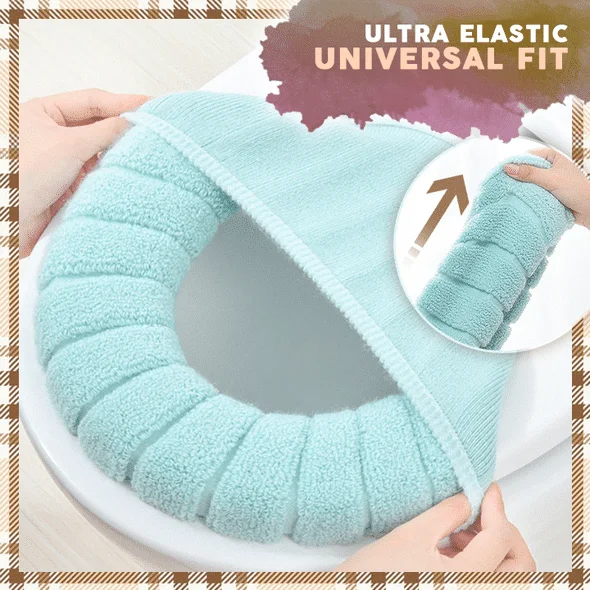 Velvet Toilet Seat Warm Cover - Image 6