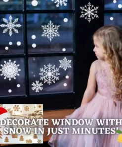 InstaDecor Christmas Snow Spray Stencils (5pcs)