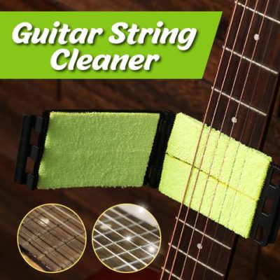 One-Swipe Guitar String Cleaner