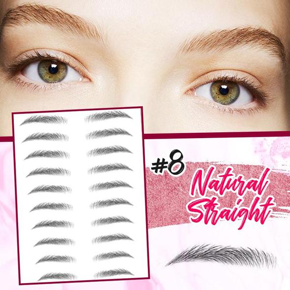 4D Hair-Like Eyebrows Stamp (10 pairs) - Low Prices - Molooco Shop