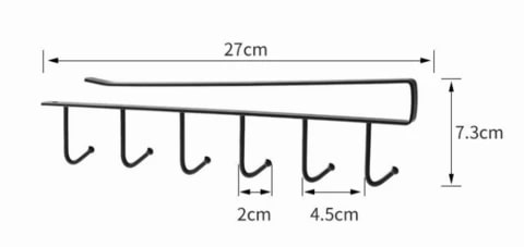 Under Cabinet Hanger Rack