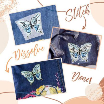 Water-Soluble Stitching Paper Set (Set of 5)