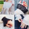 4PCS Exquisite faux wrist sleeves