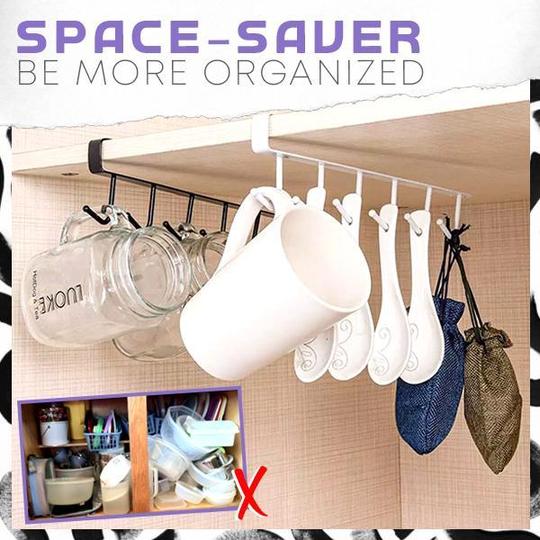 Under Hanger Rack (6 Hooks) Best Prices Molooco