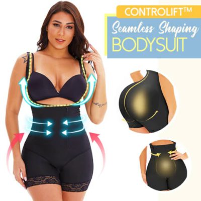 ControLift Seamless Shaping Bodysuit,control bodysuits for women,body shaper bodysuit,slimming body suits,black slimming bodysuit