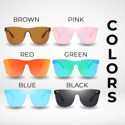 Infinity Fashion Colored Sunglasses,UV400 sunlight protection,UVA and UVB lights,offer uv400 sunlight protection,fashion style