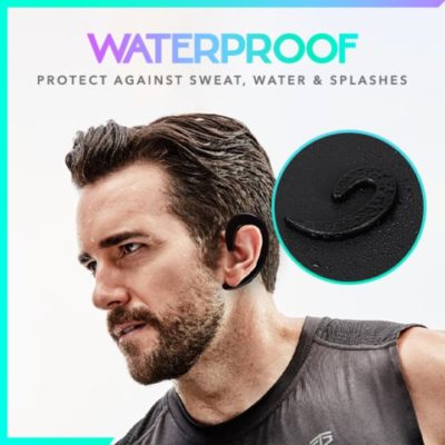 Modernsound Bone Conduction Hook Earphone,Water sweat resistant design,light-as-air earphone,compromising on comfort,Covid 19