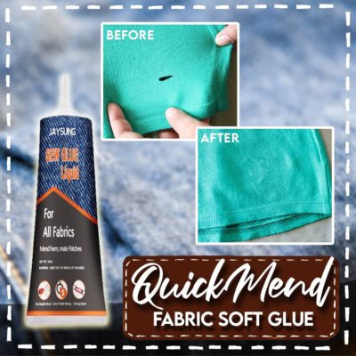 QuickMend Fabric Sew Glue,Sew fabric,customer service,permanent bond,sewing solution