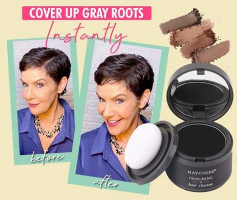 YouthColor Hair Shading Powder,root cover,root concealer,hair root,hair feeling