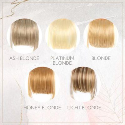 3D Clip-In Bangs Hair Extensions,clip in fringe bangs,air bangs,blonde clip in bangs,clip in fringe