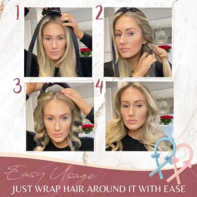 CurlsUP Heatless Hair Curling Wrap Kit,Wrap Kit,Hair Wrap Kit,Hair Curling Kit,Heatless Hair