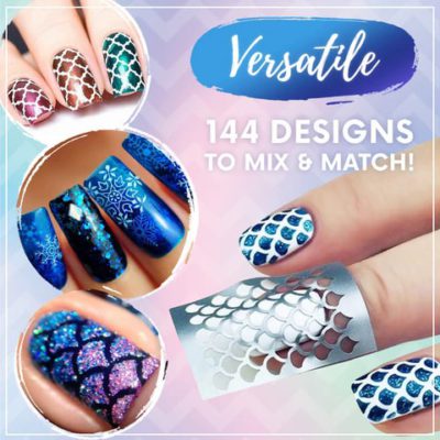 Designer Nail Sticker - LV Mix