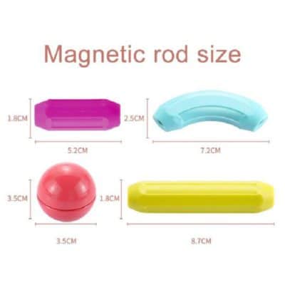 Educational Magnetic Sticks and Balls Set,Magnetic rod,Magnetic ball