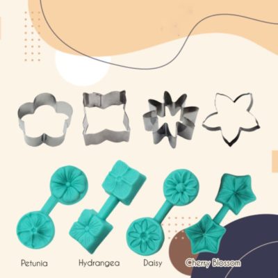 Flower Blossom Sugar Art Mold