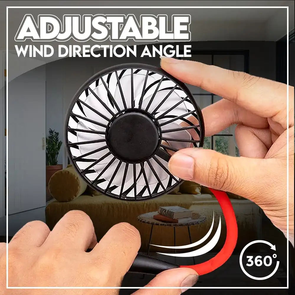 InstaCool Neckband Fan,InstaCool,Neckband Fan,neck fan,around the neck fan,