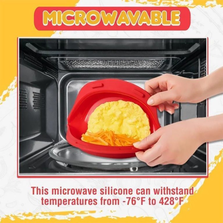 Microwave Silicone Omelet Maker Not sold in stores MOLOOCO