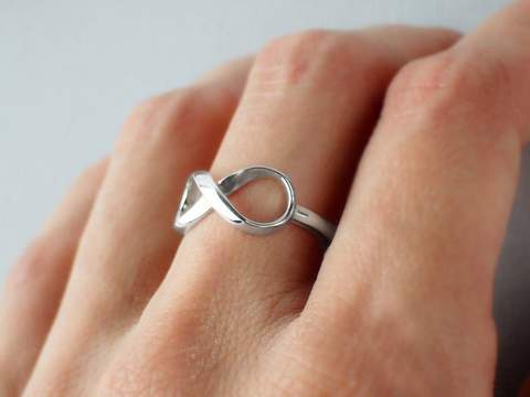 Sterling Silver Infinity Ring,silver infinity ring,infinity band ring,ring infinity,infinity ring