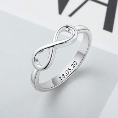 Sterling Silver Infinity Ring,silver infinity ring,infinity band ring,ring infinity,infinity ring