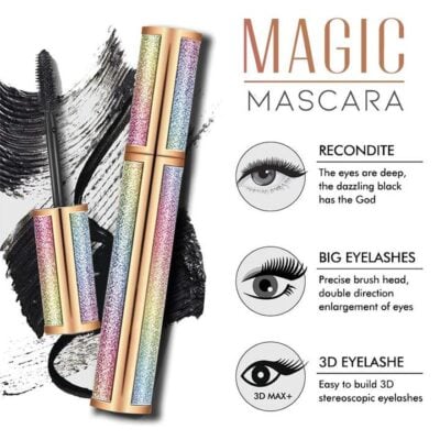 Waterproof Silk Fiber Thick Lengthening Mascara