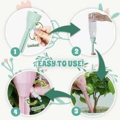 Adjustable Self Watering Plant Spikes,plant watering devices,water bottles