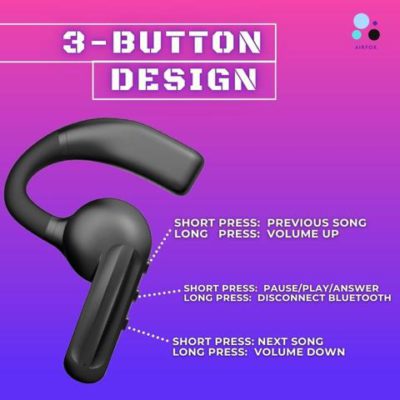 Airfox Bond Conduction Earphone,Bone Conduction Earphone,Bone Earphone