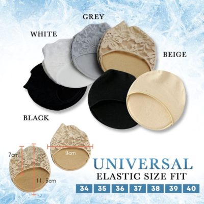 Ice Silk Lace Sock Pad