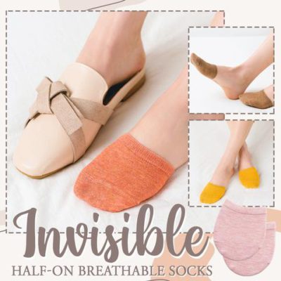 Invisible Half-On Breathable Socks,Half-On Breathable Socks,Breathable Socks,Invisible Breathable Socks,Half-On Socks