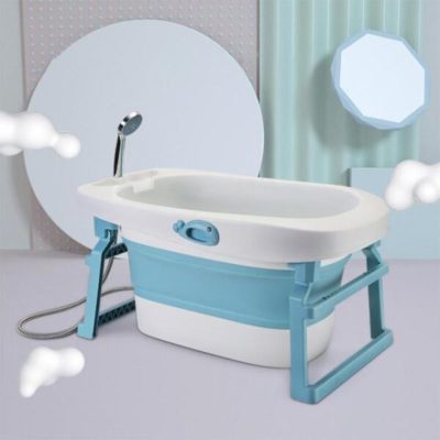 Foldable Baby Bath Tub Space Saver