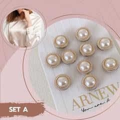 Pearl Cover Up Brooch Buttons Set,Pearl Cover Up,Brooch Buttons Set,Pearl Cover Up Buttons,Pearl Cover Up Buttons Set