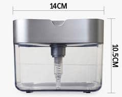 Soap And Sponge Holder,soap pump dispenser,kitchen cleaning,Cleaning Sponge,Easy Soap Pump & Sponge Holder