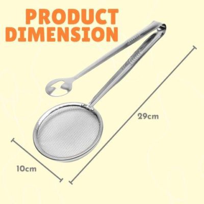 Stainless Steel 2-in-1 Fried Food Clip