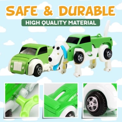Transforming Toy Dog Car,2 IN 1 TRANSFORMING CAR,transforming car,automatic transforming dog cars,Dog Car