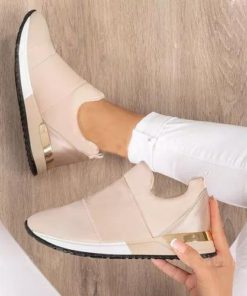 Elastic Slip Walking Shoes