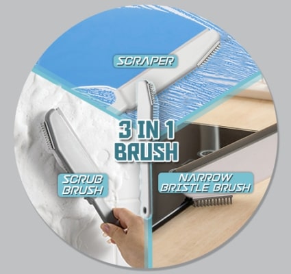 multifunctional brush,brush scrub,3 in 1 Multifunctional Cleaning Brush