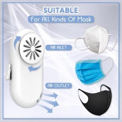 Breathe Cooler Wearable Air Purifier,face mask,fresh cool air,respirator mask,fresh air