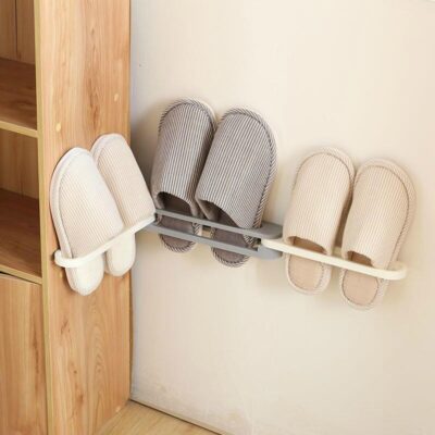 Drill-Free Slippers Rack,Slippers Rack,Rack,storage space,backing paper