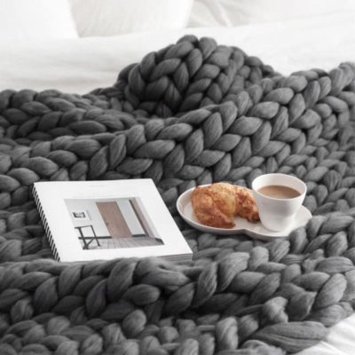Knitted Blanket,super-chunky Blanket,beautiful blanket,Blanket,chunky Blanket