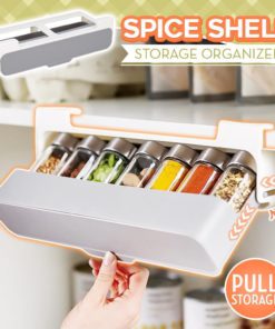 Spice Shelf Storage Organizer