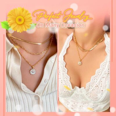 Sunflower Pendant Necklace,sunflower pendant,sunflower necklace,unique necklace,necklace