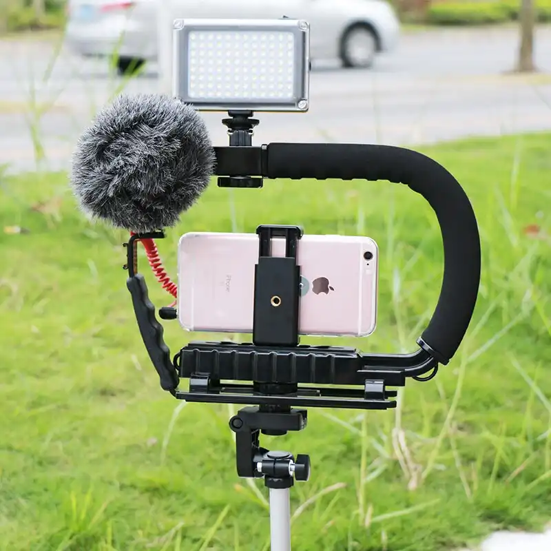 Vlogger Box with LED light and Microphone,Vlogger Box,cell phone camera,Vlogger,Microphone