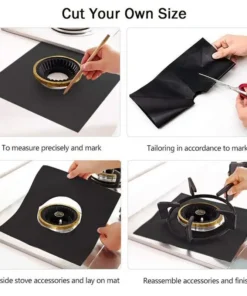 Stove Protector,Gas Range Protectors,Protector,Easy-Wipe,Range Protectors